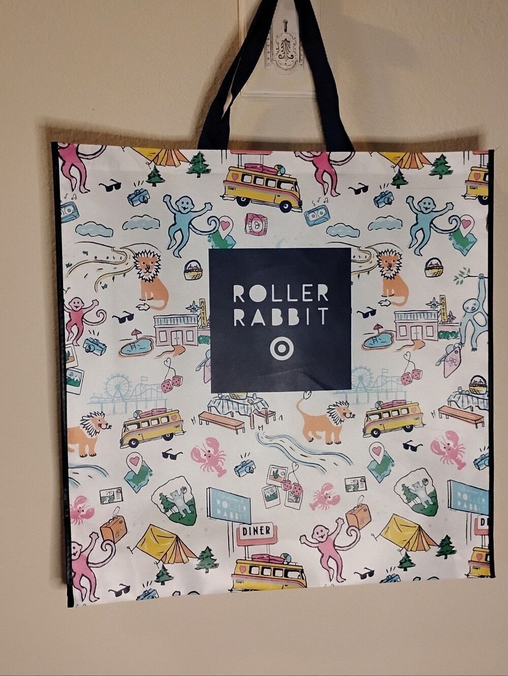 Used Roller Rabbit x Target Shopping Bag - Picture 2 of 2
